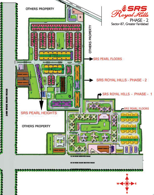 srs royal hills site plan