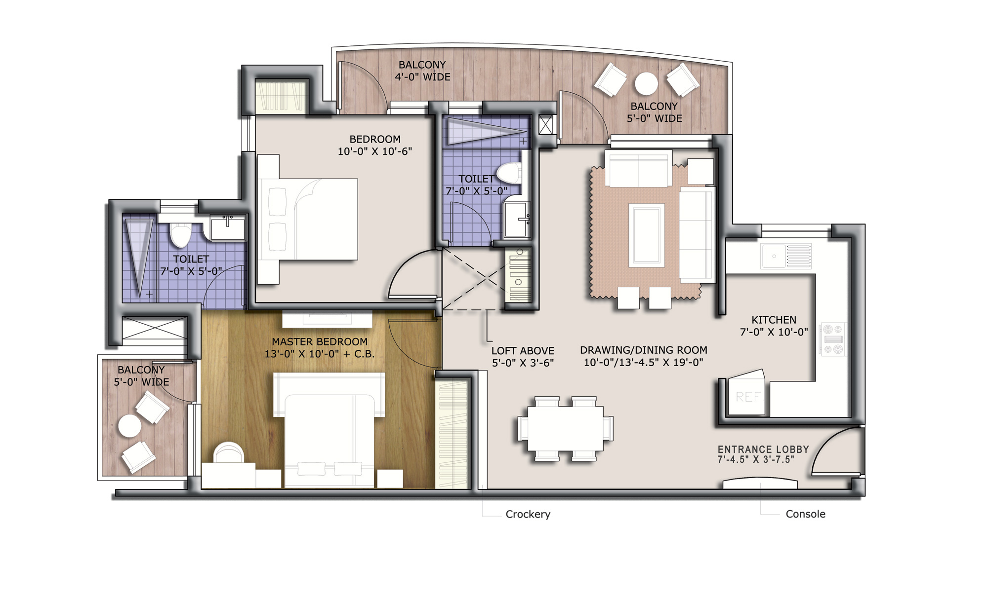 discovery park 1120 sq feet floor plan