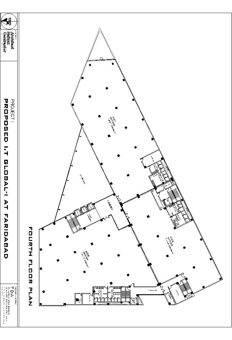 Piyush Global I Third  Floor 400 Sq.Ft Floor Plan
